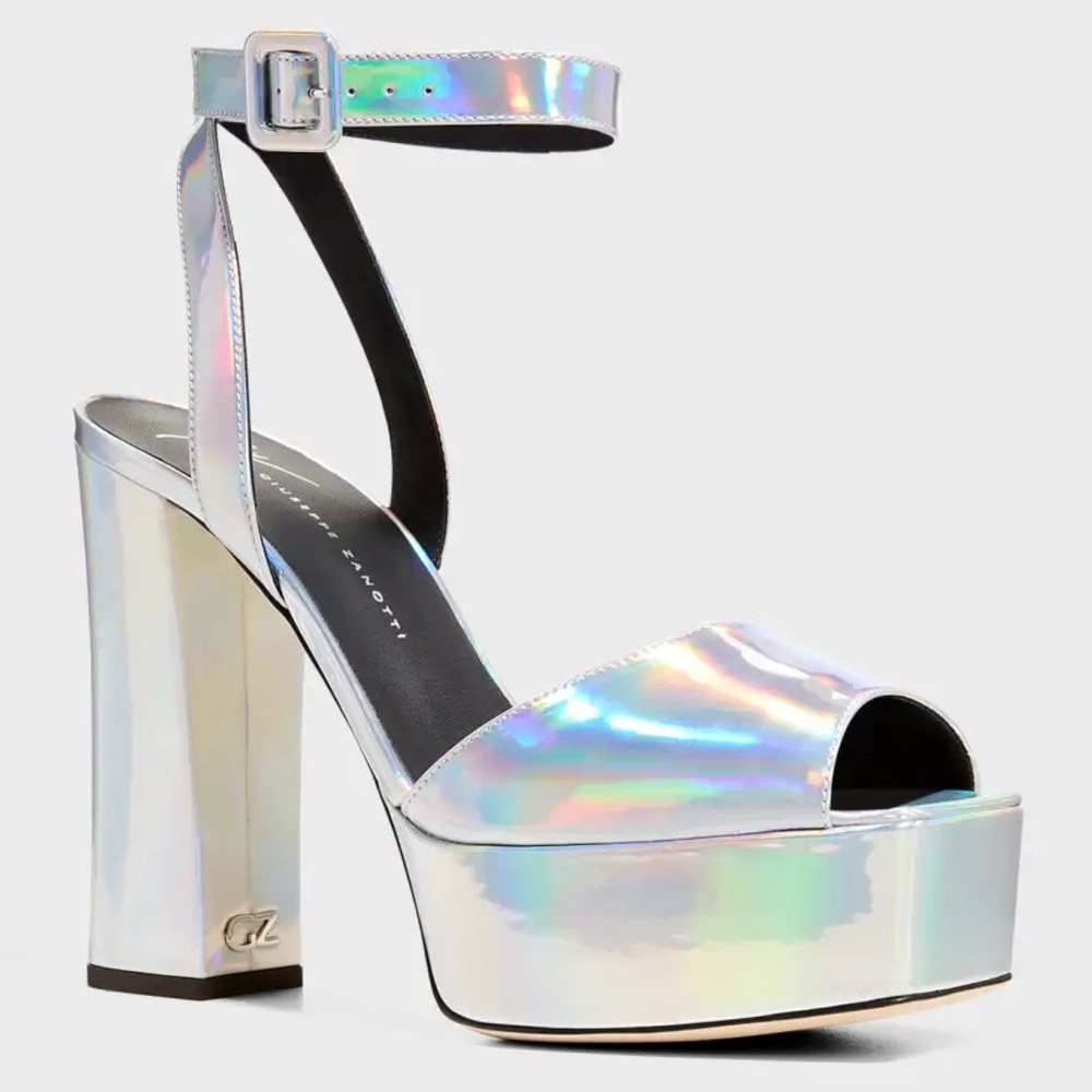 Giuseppe Zanotti
Metropolis Metallic Ankle-Strap Platform Sandals - Picture 13 of 15